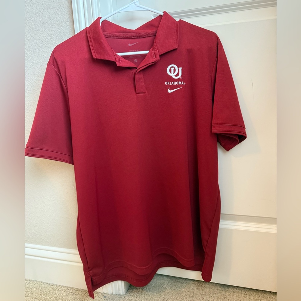 Nike Red Performance Polo Shirt